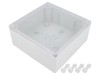 Carcasa universala ABS MASZCZYK gri IP55, model KM-500-TR/GY, 133x133x59mm
