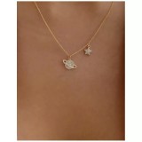 Cumpara ieftin Colier cu Stea si Planeta - 27465