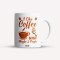 Cana alba personalizata I like coffee and maybe 3 people, INOVATIX&reg;. 330ml