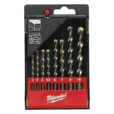 Set 8 burghie pentru beton Milwaukee 3-10 mm, tija cilindrica
