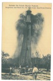4413 - MORENI Dambovita Eruptia unei sonde Romania - old postcard - used - 1917