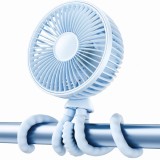Ventilator portabil pentru cărucior, cu picioare flexibile