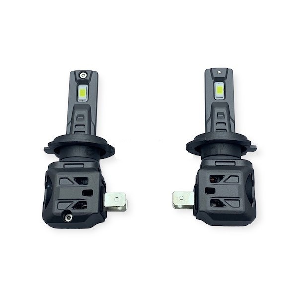 Set 2 becuri cu led H7 model 2025 , CSP ultima generatie, 180W, 12.000LM, 6000K