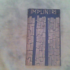 Impliniri-culegere de versuri a elevilor din Timisoreni