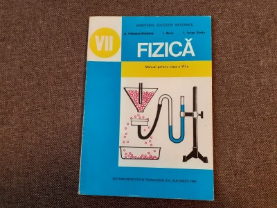 FIZICA MANUAL PENTRU CLASA A VII A M PETRESCU PRAHOVA 1998 foto