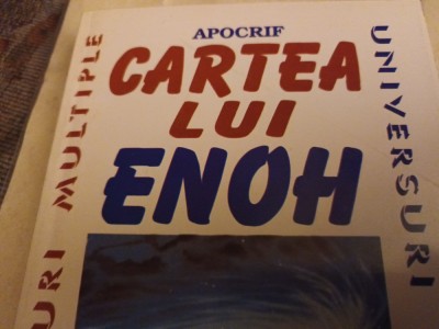CARTEA LUI ENOH - APOCRIF, ED MIRACOL 1997, 159 PAG STARE BUNA foto