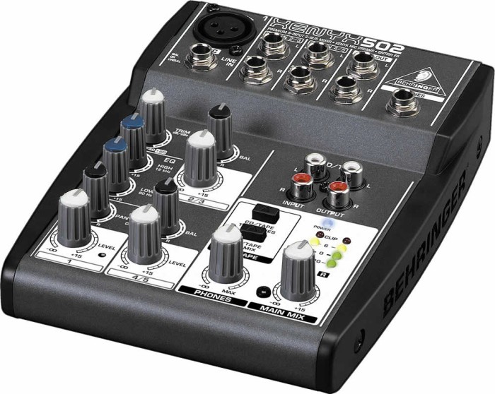 Mixer audio Behringer XENYX 502 Mixer audio Behringer XENYX 502