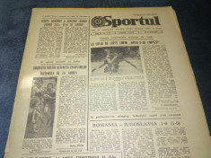 ZIARUL SPORTUL 19 APRILIE 1984 foto