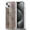 Husa Guess Hardcase IML 4G Gold Stripe iPhone 15 Plus, maro, GUHCP15MH4PSEGW