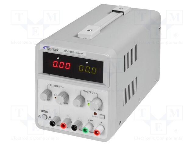 Alimentator laborator liniar multicanal 0-60VDC 0-3A 5VDC TWINTEX