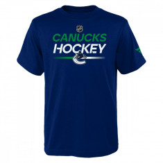 Vancouver Canucks tricou de copii Apro Wordmark Ss Ctn Tee - Dětské XL (14 - 16 let)