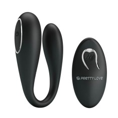 Vibrator Dublu Algernon, Negru foto