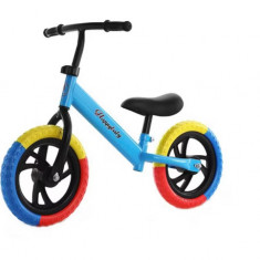 Bicicleta, De Echilibru, At Performance, Fara Pedale, Pentru Copii Intre 2 si 5 ani, Roti in 3 Culori - Albastru