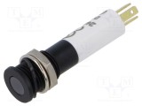 Lampă de control LED roșie/verde 24-28VDC &Oslash;8mm SIGNAL-CONSTRUCT