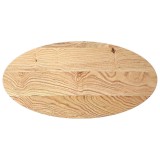 Cumpara ieftin Blat de masa 100x50x2 cm lemn masiv de stejar oval
