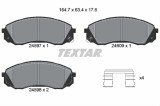 Set placute frana TEXTAR 2459701