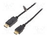 Cablu DisplayPort - HDMI, DisplayPort mufa, HDMI mufa, 2m, negru, LOGILINK - CV0127