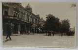 BRAILA , BULEVARDUL CUZA , CLADIRI CU MAGAZINE LA PARTER , FOTOGRAFIE FORMAT CARTE POSTALA , 1940