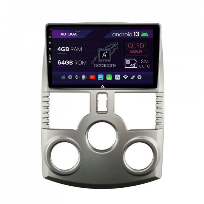 Navigatie Daihatsu Terios (2005+), Android 13, A-Octacore 4GB RAM + 64GB ROM, 9 Inch - AD-BGA9004+AD-BGRKIT109V3