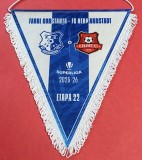 Fanion de protocol-oficial - meci fotbal FARUL CONSTANTA - FC HERMANNSTADT (sezonul 2025-2026 - etapa 22)