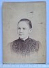 Cabinet card F. Ulrich &ndash; portret damă &ndash; New York 1880s &ndash; original