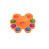 Jucarie pop it, flippy, fidget toy, antistres, senzoriala, crab, portocaliu