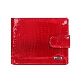 Cumpara ieftin Portofel dama, BUSY LDY&amp;GTM&reg; Red Rouge, piele naturala lacuita, multiple compartimente, poza, carte de identitate, rosu