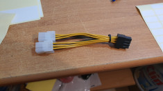 Adaptor Sursa PC placa video 8 pini #ROB foto