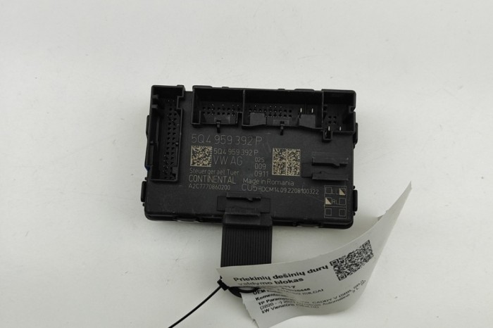 Modul de control ușă dreapta față VW CADDY V SBB, SBJ 2023 OEM: 5Q4959393P,A2C7770860200 30813417