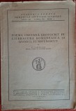 Poema cretana Erotocrit in literatura romaneasca si izvorul ei necunoscut - N. Cartojan (1935)