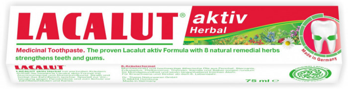 Lacalut aktiv herbal pasta dinti 75ml