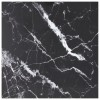 Blat Masa Sticla Securizata 70x70cm Negru Design Marmura vidaXL