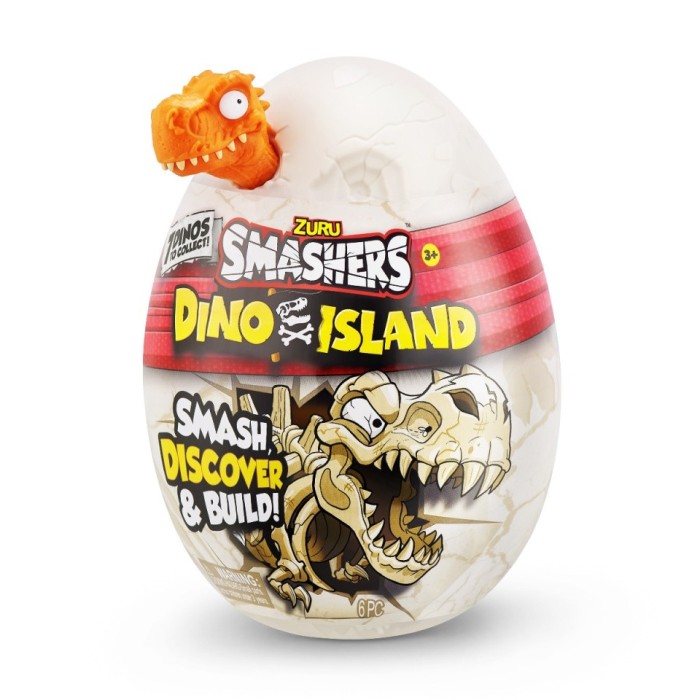 Smashers - Mini Ou surpriza cu 6 accesorii, Dino Island