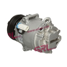 Compresor aer conditionat Opel Astra H, 2004-2014, motor 1.7 CDTI, 59kw/74kw/81kw/92kw, diesel, rola curea 105 mm, 6 caneluri, Delphi tip: Harrison C