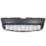 Grila bara fata Chevrolet Aveo (T300), 05.2011-2014, inferior, 95227395, 25B127 insertie crom