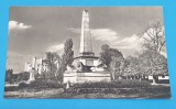 Carte Postala veche - Iasi - Monument - Obeliscul cu Lei din Gradina Copou