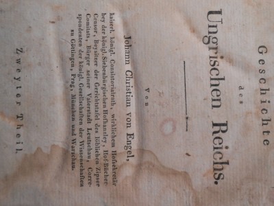 Johann Christian von Engel, Ungrischen Reichs, 2 vol, 1813, Wien, completa foto