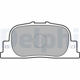 DELPHI LP1740 set placute frana,frana disc