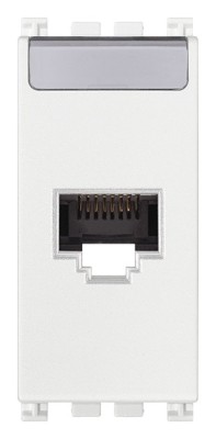 Priza RJ45 FTP Cat6 1M Vimar Arke alb 19339.14.B foto