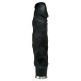 Vibratoare realiste - Nature Skin Vibrator Mare si Negru din Material Realist