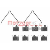 Set accesorii, placute frana MAZDA 6 Station Wagon (GY) (2002 - 2007) METZGER 109-1166
