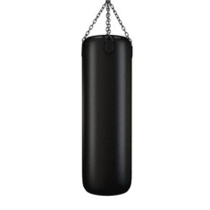 Sac de box Gladiator 150x45 cm Negru Umplut - 80 KG