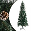 VidaXL Brad de Crăciun artificial cu suport, verde, 180 cm, PVC 345175