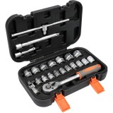 Sthor 58661 - Set chei tubulare mixt 22 bucati