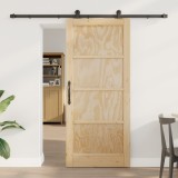 Ușă glisantă vidaXL cu set de hardware &quot;ORKDAL&quot; din lemn masiv de pin