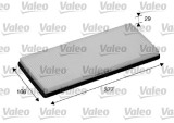 VALEO 698840 VALEO ESSENTIAL Filtru aer habitaclu