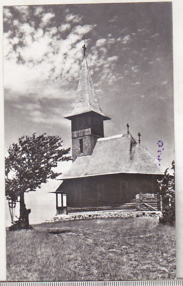bnk cp Muntele Semenic - Biserica de lemn - circulata