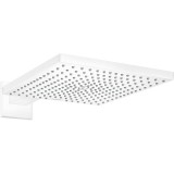 Para de dus fixa cu brat, alb mat, Hansgrohe Raindance E 300 1 jet