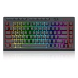 Tastatura gaming Redragon Crescent neagra iluminare RGB