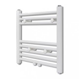 Radiator port-prosop &icirc;ncălzire centrală baie, drept, 480x480 mm, vidaXL